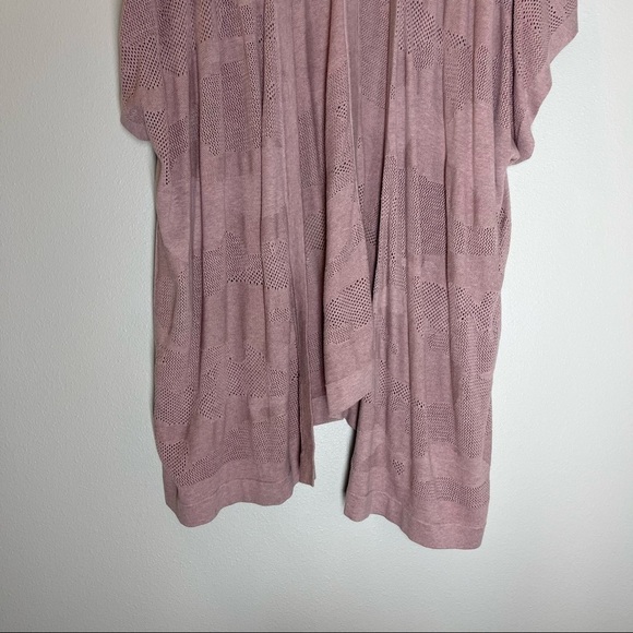 Lululemon Find Your Light Wrap Sweater Heathered Vintage Mauve Pink One Size - Picture 3 of 11